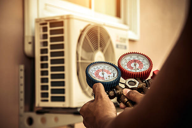 Professional Hvac technician working in Billings, NY
